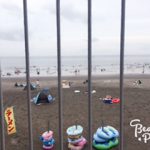 今年初の海水浴場！IN静波