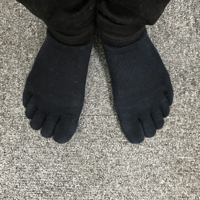 五本指ソックスでポカポカ