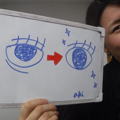 キラキラの瞳で！