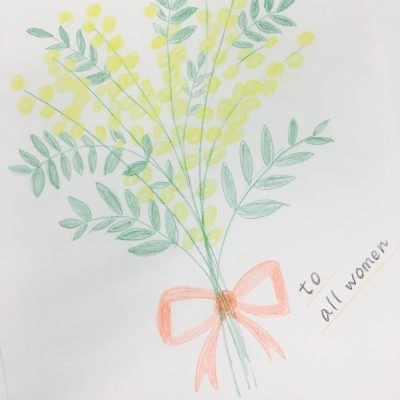 ミモザの日（女性の日）。。。