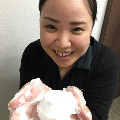 セラピストのスキンケア～洗顔でお肌もっちり！
