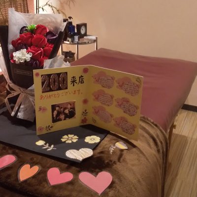 祝200回来店のお祝い