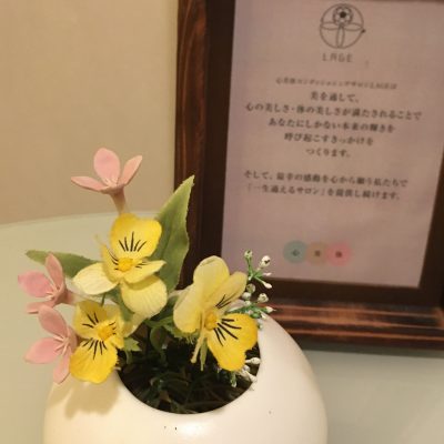 心のうるおい、季節のお花が届きました