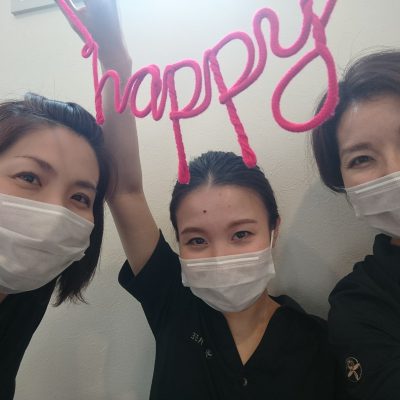 感染症予防対策実施中！