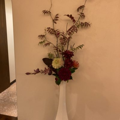 心のうるおい、季節のお花が届きました