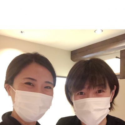 マスクの下、上がってますか？？
