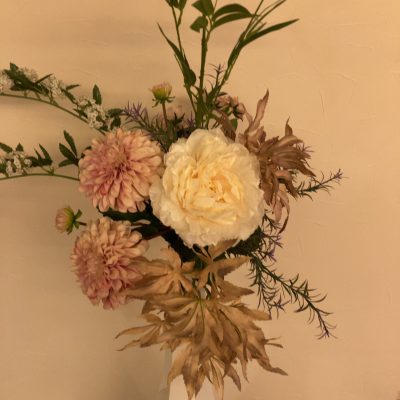 心のうるおい、季節のお花が届きました