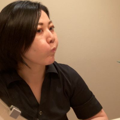 マスクの中でエイジング^^♪