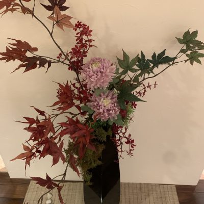 季節のお花が届きました