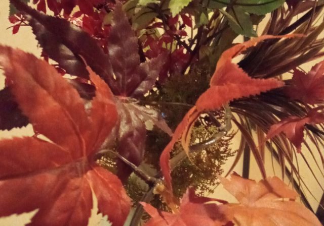 10月のお華　『紅葉』