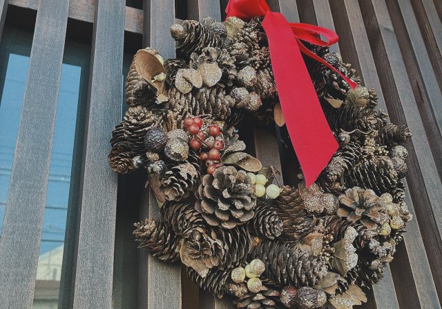 クリスマス仕様になりました^^