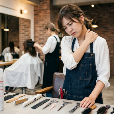 恐るべし！美容業界の仕事は下向き作業の三強！！